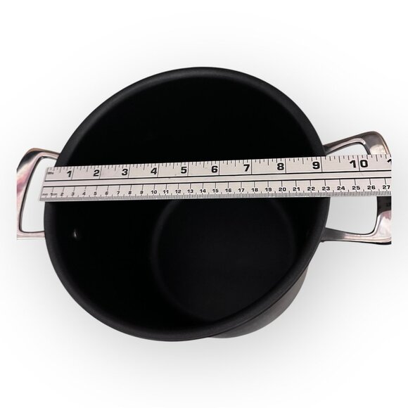 All Clad Non-Stick 8 Qt Stock Pot with Hard Anodized Aluminum - LID NOT INCLUDED - Picture 5 of 16